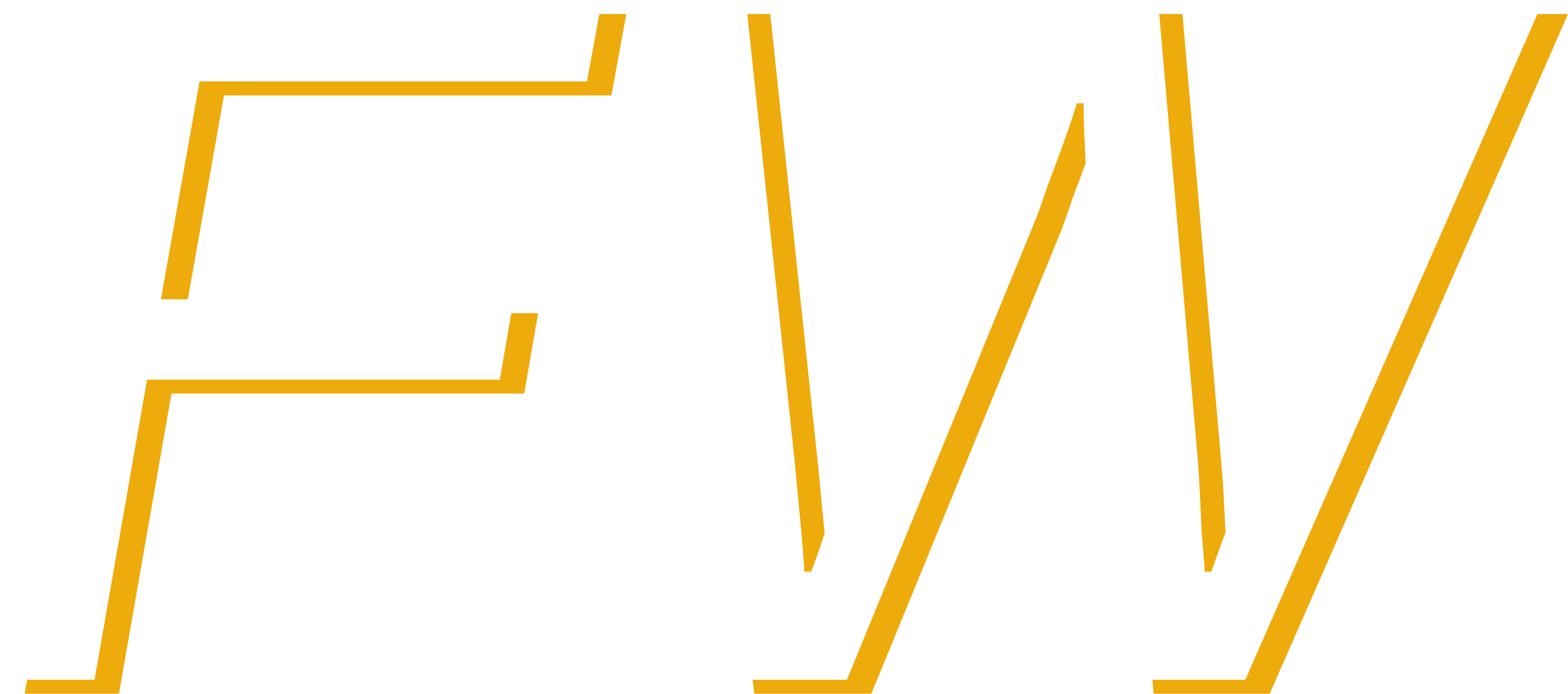 2 lettres majuscules F et W pour styliser les initiales de Fabio Wibmer